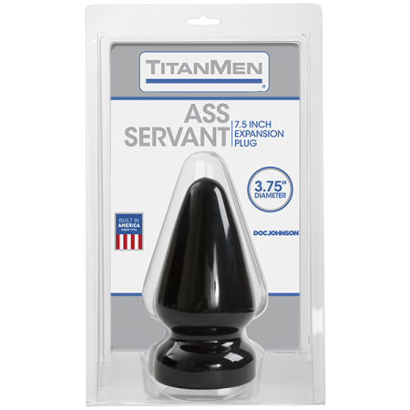Пробка для фістингу Doc Johnson Titanmen Tools - Butt Plug 3.75 Inch Ass Servant, діаметр 9,4см - фото №2