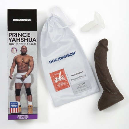 Фалоімітатор Doc Johnson Prince Yahshua 10.5 Inch Cock - ULTRASKYN - фото №4