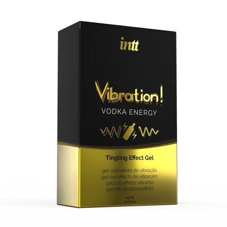 Рідкий вібратор Intt Vibration Vodka (15 мл), густий гель, дуже смачний, діє до 30 хвилин №3