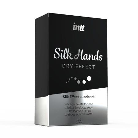 Ультрагуста силіконова змазка Intt Silk Hands (15 мл) з матовим ефектом, шовковистий ефект - фото №3
