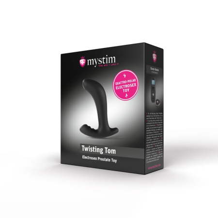 Масажер простати Mystim Twisting Tom з моделюванням форми для електростимулятора, діаметр 3,7 см - фото №6