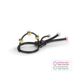 Утяжка для пеніса Mystim Pearly Pete, з трьома кульками - - фото №2