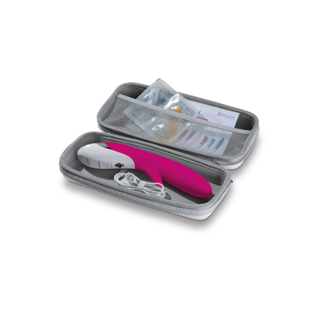 Вібратор-кролик Mystim Danny Divido Pink з глибокою вібрацією, 2 мотори - фото №8