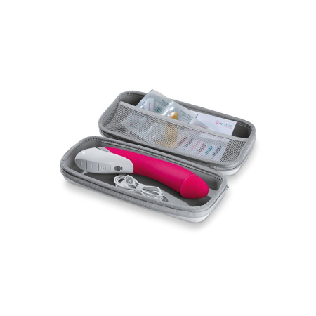 Потужний вібратор Mystim Terrific Truman Pink з двома моторами і вираженою головкою - фото №11