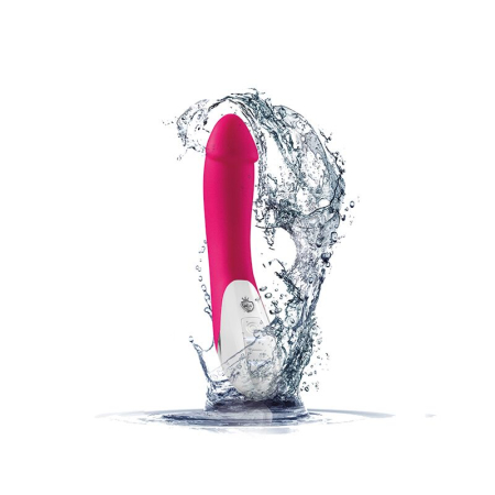 Потужний вібратор Mystim Terrific Truman Pink з двома моторами і вираженою головкою - фото №9