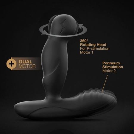 Масажери простати Dorcel P-Swing з головкою, яка обертається, пультом ДК та підігрівом - фото №3