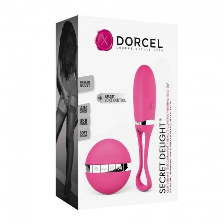 Віброяйце Dorcel Secret Delight Magenta з пультом ДК, з турборежимом і голосовим керуванням - фото №7