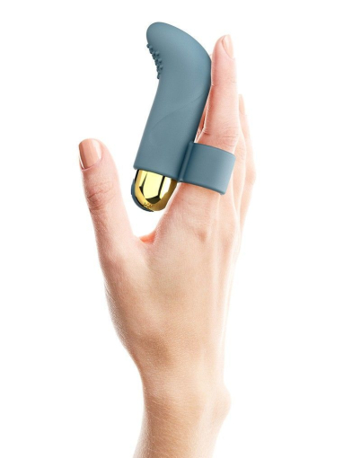 Вібратор на палець Love To Love TOUCH ME PETROLE перезаряджуваний, потужний мотор - фото №4