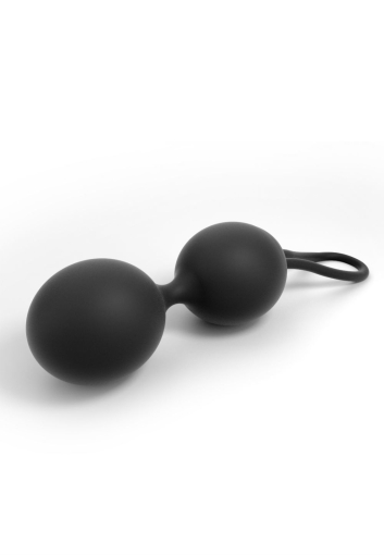 Вагінальні кульки Dorcel Dual Balls Black, діаметр 3,6 см, маса 55 г - фото №2