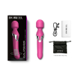 Вібромасажер 2в1 Dorcel Dual Orgasms Magenta класичний масажер і вібратор з перлинним масажем - фото №5