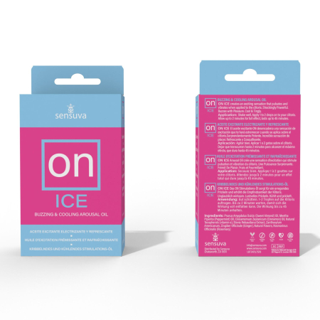 Збуджувальні краплі для клітора Sensuva – ON Arousal Oil for Her Ice (5 мл) охолоджувальні, до 30 хвилин - фото №2