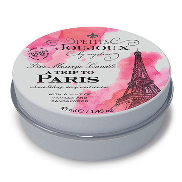 Масажна свічка Petits Joujoux - Paris - Vanilla and Sandalwood (43 мл) з афродизіаками - фото