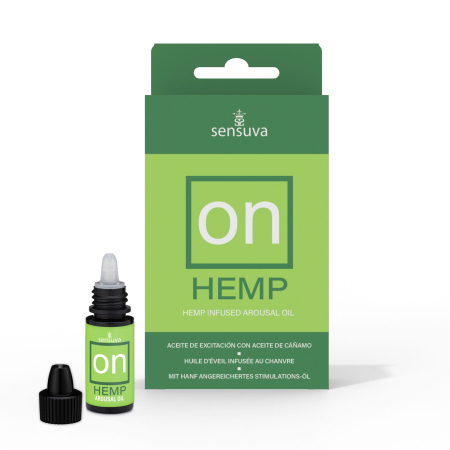 Збуджувальні краплі для клітора Sensuva – ON for Her Hemp Infused Arousal Oil (5 мл) з олією конопель - фото