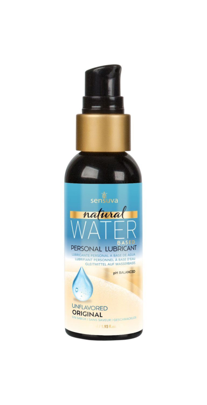 Лубрикант на водній основі Sensuva Natural Water-Based (57 мл), без гліцерину та парабенів - фото