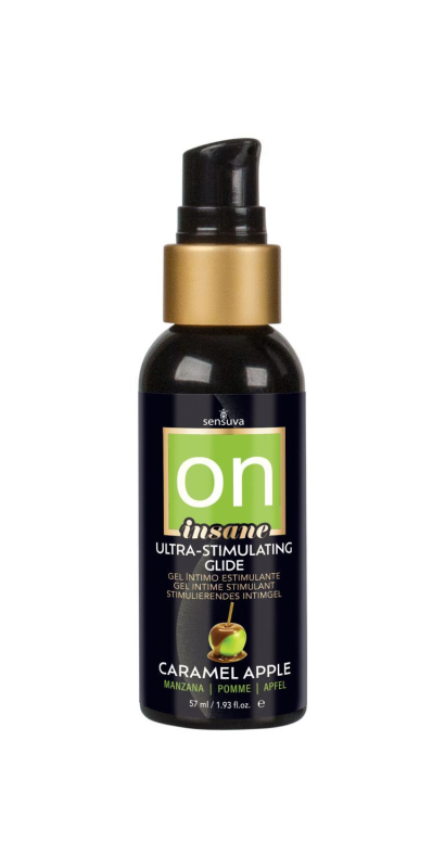 Збуджувальна змазка на гібридній основі Sensuva Ultra-Stimulating On Insane Caramel Apple (57 мл) - фото