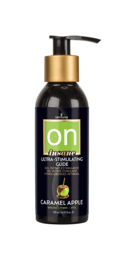 Збуджувальна змазка на гібридній основі Sensuva Ultra-Stimulating On Insane Caramel Apple (125 мл) - фото