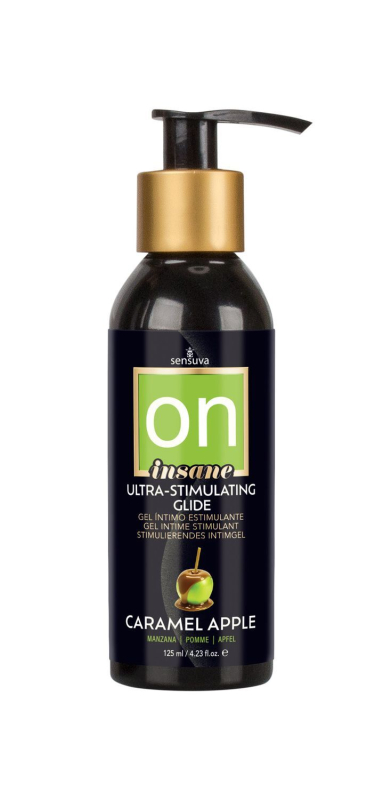 Збуджувальна змазка на гібридній основі Sensuva Ultra-Stimulating On Insane Caramel Apple (125 мл) - фото