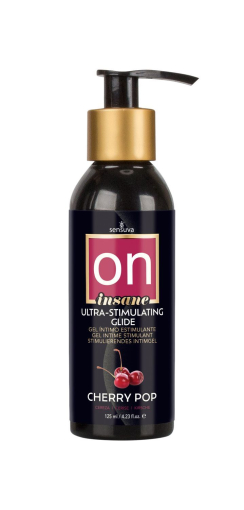 Збуджувальна змазка на гібридній основі Sensuva Ultra-Stimulating On Insane Cherry Pop (125 мл) - фото