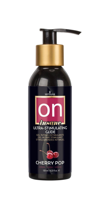 Збуджувальна змазка на гібридній основі Sensuva Ultra-Stimulating On Insane Cherry Pop (125 мл) - фото