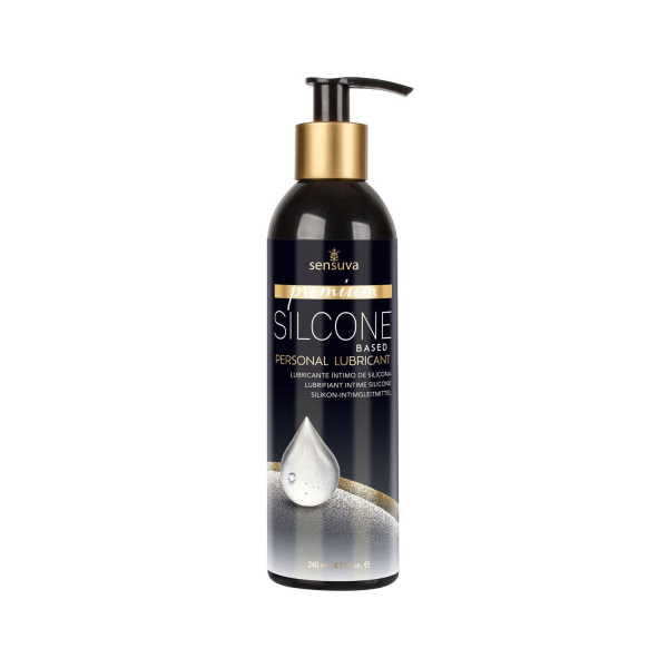 Силіконова змазка Sensuva Premium Silicone (240 мл), без гліцерину, парабенів і ментолу - фото