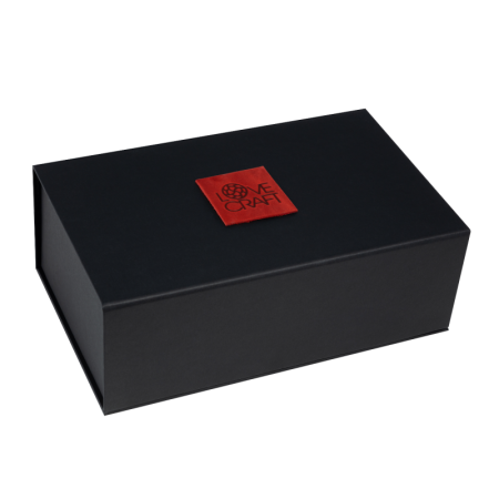 Преміум маска кішечки LOVECRAFT, натуральна шкіра, червона, подарункова упаковка №7