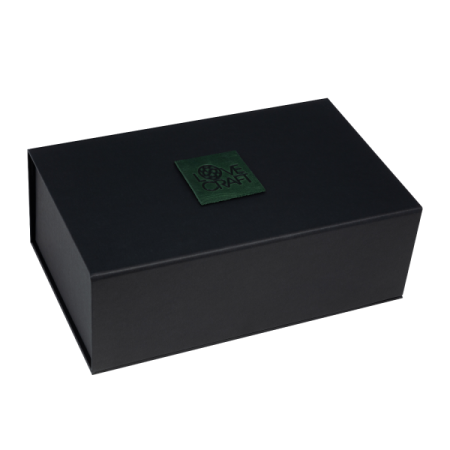 Преміум маска кішечки LOVECRAFT, натуральна шкіра, зелена, подарункова упаковка - фото №7