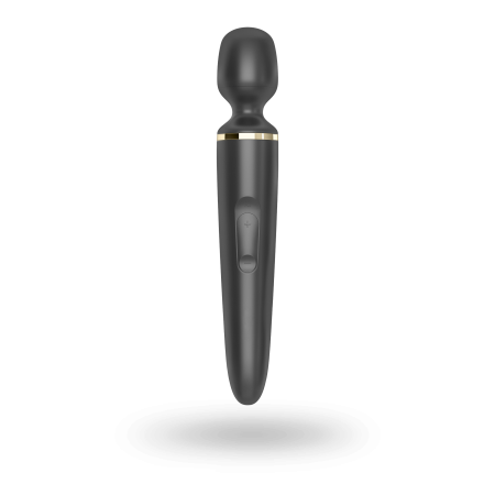 Вібромасажер Satisfyer Wand-er Woman (Black/Gold), водонепроникний, потужний, розмір XXL - фото №5