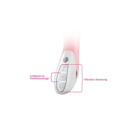 Вібратор-кролик Mystim Danny Divido Candy Rose з глибокою вібрацією, 2 мотори - фото №5