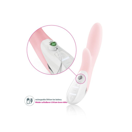 Вібратор-кролик Mystim Danny Divido Candy Rose з глибокою вібрацією, 2 мотори - фото №6