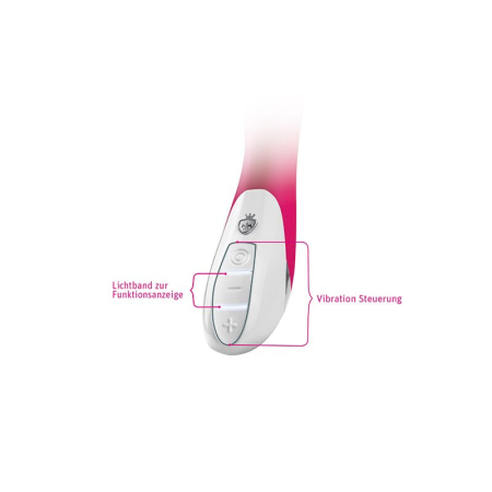 Потужний вібратор Mystim Sassy Simon Pink з двома моторами і стимулювальним рельєфом №4