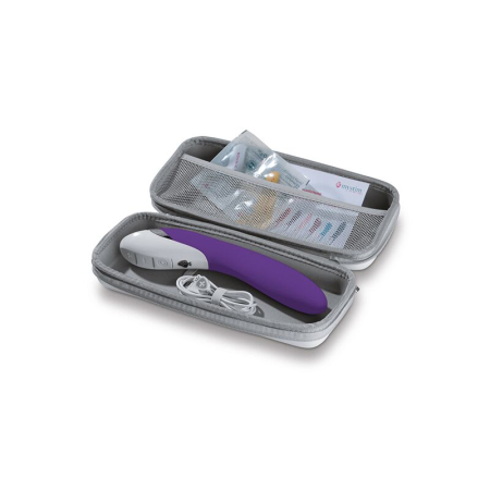 Потужний вібратор Mystim Sassy Simon Purple з двома моторами і стимулюючим рельєфом - фото №11