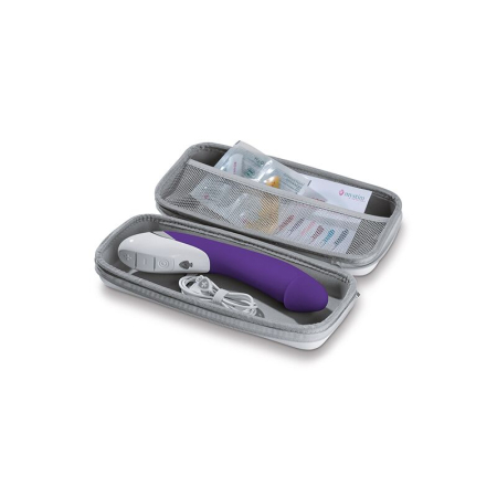 Потужний вібратор Mystim Terrific Truman Purple з двома моторами і вираженою головкою - фото №11