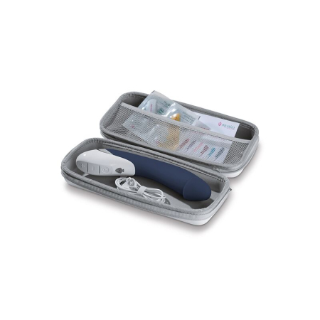 Потужний вібратор Mystim Terrific Truman Blue з двома моторами і вираженою головкою - фото №11