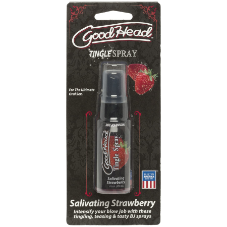 Спрей для мінету Doc Johnson GoodHead Tingle Spray - Strawberry (29 мл) із стимулюючим ефектом - фото №2