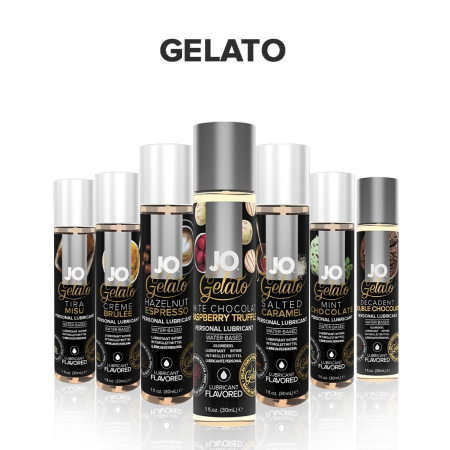 Змазка на водній основі JO GELATO White Chocolate Raspberry (120 мл) без цукру та парабенів - фото №5