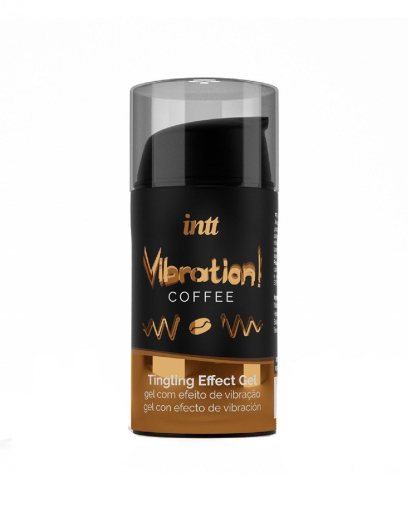 Рідкий вібратор Intt Vibration Coffee (15 мл), густий гель, дуже смачний, діє до 30 хвилин - фото №2