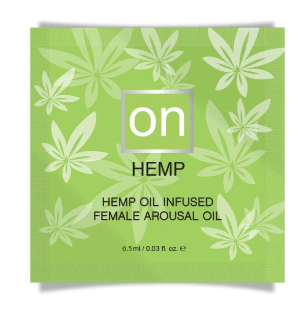 Пробник збудливого масла Sensuva - ON for Her Hemp Пройняті Arousal Oil (0,5 мл) - фото
