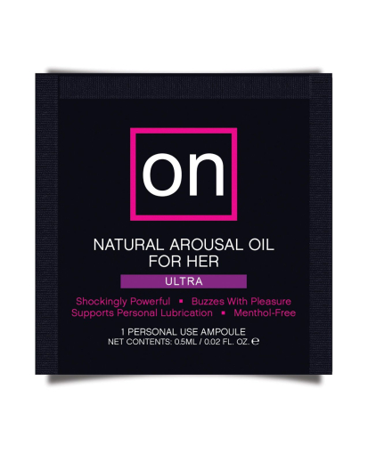 Пробник збудливого масла Sensuva - ON Arousal Oil for Her Ultra (0,5 мл) - фото