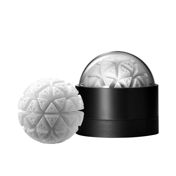 Мастурбатор Tenga Geo Glacier, новий матеріал, інтенсивні блоки, новий рівень розвитку Tenga Egg 