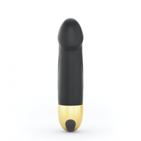 Вібратор Dorcel Real Vibration S Gold 2.0, діаметр 3,7см, перезаряджуваний, для точки G - фото №3