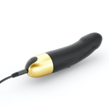 Вібратор Dorcel Real Vibration S Gold 2.0, діаметр 3,7см, перезаряджуваний, для точки G - фото №2