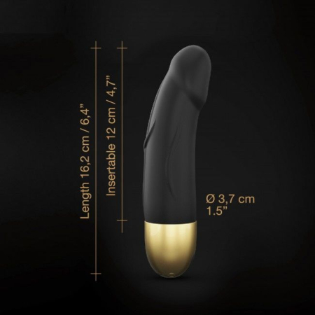 Вібратор Dorcel Real Vibration S Gold 2.0, діаметр 3,7см, перезаряджуваний, для точки G - фото №5
