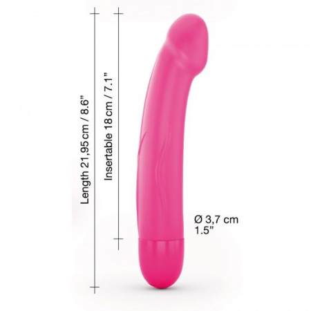 Вібратор Dorcel Real Vibration M Magenta 2.0, діаметр 3,7см, перезаряджається, для точки G - фото №3