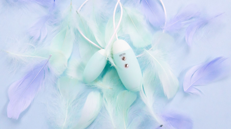 Вакуумний стимулятор з віброяйцем 2-в-1 KISTOY Miss VV Cyan - фото №5