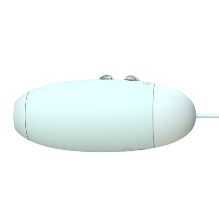 Вакуумний стимулятор з віброяйцем 2-в-1 KISTOY Miss VV Cyan - фото №2