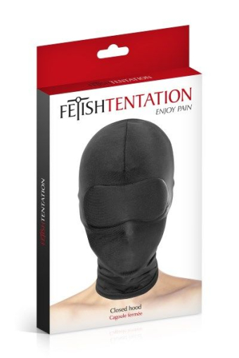 Капюшон для БДСМ Fetish Tentation Closed Hood - фото №2