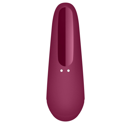 Вакуумний кліторальний стимулятор Satisfyer Curvy 1+ Rose Red з керуванням через інтернет - фото №3