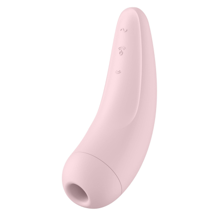Вакуумний кліторальний стимулятор Satisfyer Curvy 2+ Pink з керуванням через інтернет - фото №5
