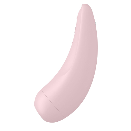 Вакуумний кліторальний стимулятор Satisfyer Curvy 2+ Pink з керуванням через інтернет - фото №6