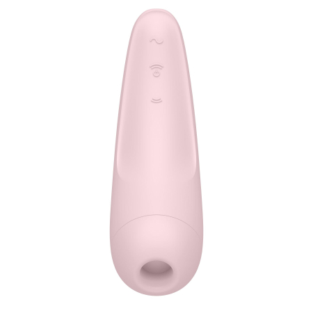 Вакуумний кліторальний стимулятор Satisfyer Curvy 2+ Pink з керуванням через інтернет - фото №4